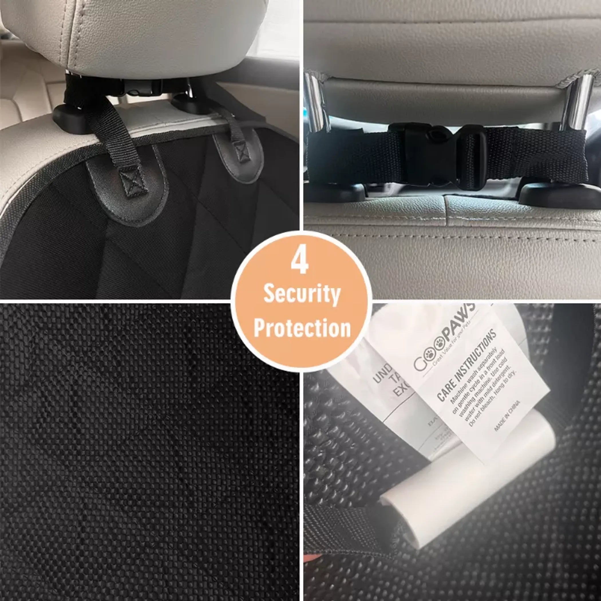 GOOPAWS Waterproof Car Seat Cover - with dog