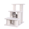 Real Wood 3-Step Pet Stairs, 25 inch - main