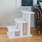 Real Wood 3-Step Pet Stairs - step detail