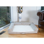 Bolstered Orthopedic Dog Bed - angle view