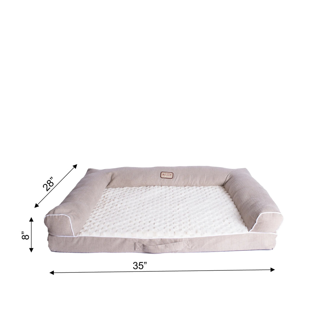 Bolstered Orthopedic Dog Bed - dimensions