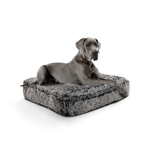Rectangular support bed with 5-pillow base, XL