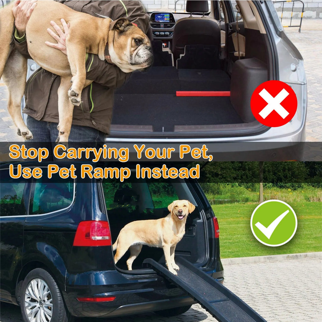Foldable Pet Car Ramp - dimensions