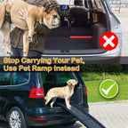Foldable Pet Car Ramp - dimensions